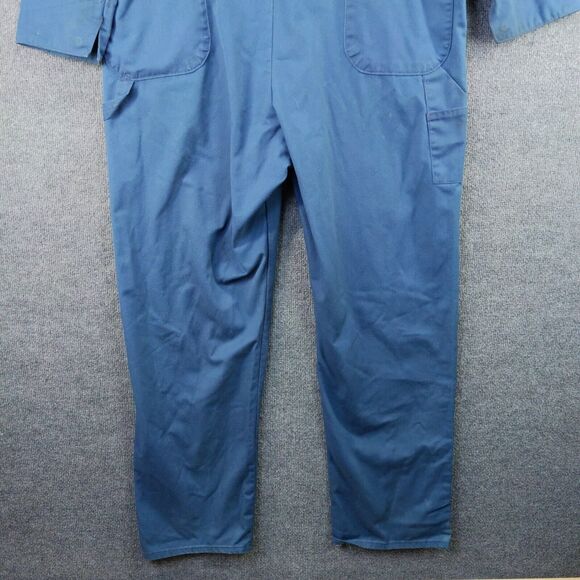 Big Mac Utility Work Uniform Coveralls Size 42x31.5 Blue Long Sleeve Carpenter - Picture 4 of 12